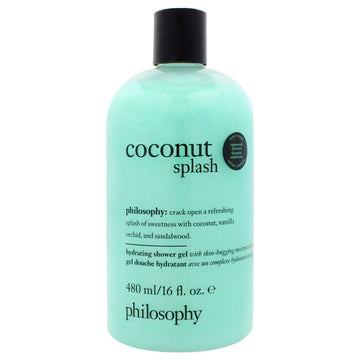 Coconut Splash Hydrating Shower Gel by Philosophy for Unisex - 16 oz Shower Gel