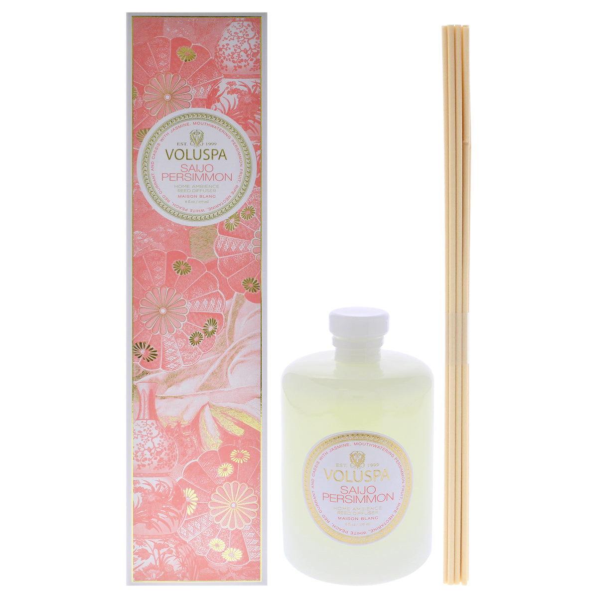 The Maison Blanc Collection - Saijo Persimmon by Voluspa for Unisex - 6 oz Reed Diffuser