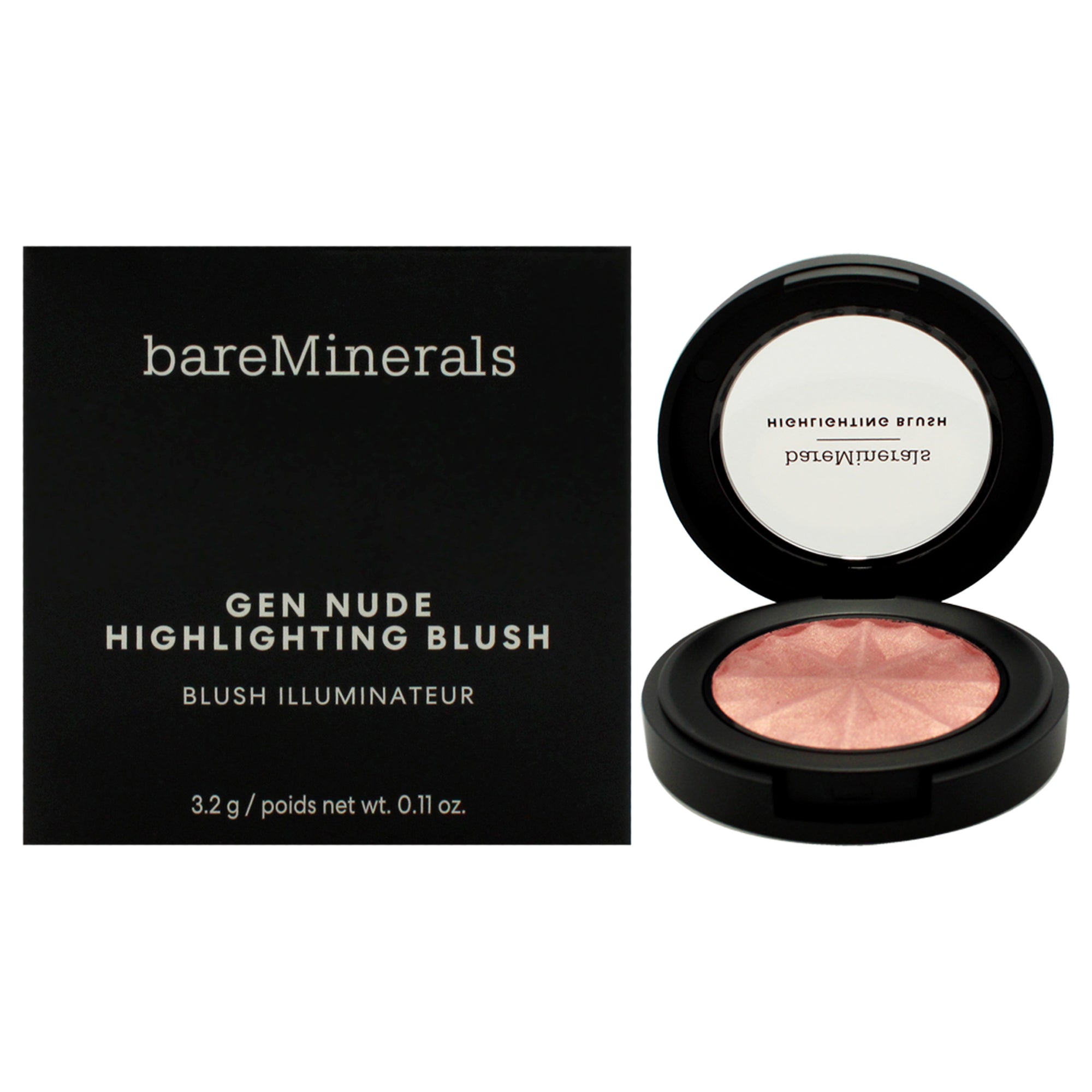 Gen Nude Highlighting Blush - Pink Glow by bareMinerals for Women - 0.11 oz Makeup