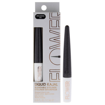 Liquid Kajal Blendable Eyeliner - LK2 Smoldering by Flower Beauty for Women - 0.05 oz Eyeliner