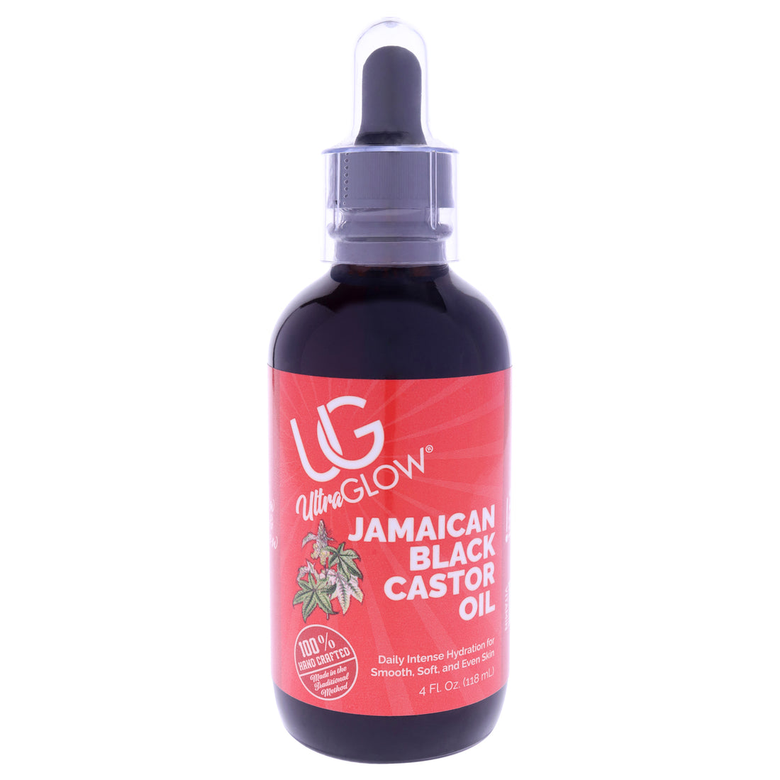 Ultra Glow Jamaican Black Castor Oil by UltraGlow for Unisex - 4 oz Oil
