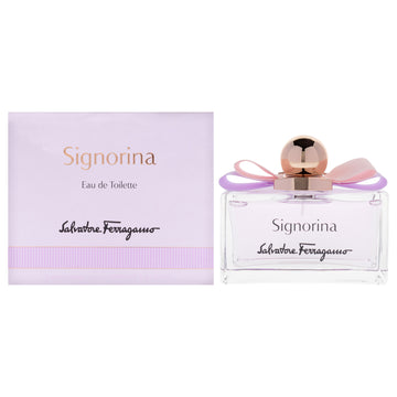 Signorina by Salvatore Ferragamo for Women - 3.4 oz EDT Spray