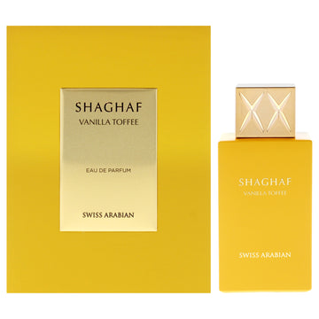 Shaghaf Vanilla Toffee by Swiss Arabian for Unisex - 2.5 oz EDP Spray