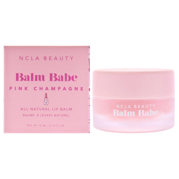 Balm Babe All Natural Lip Balm - Pink Champagne by NCLA for Women - 0.34 oz Lip Balm