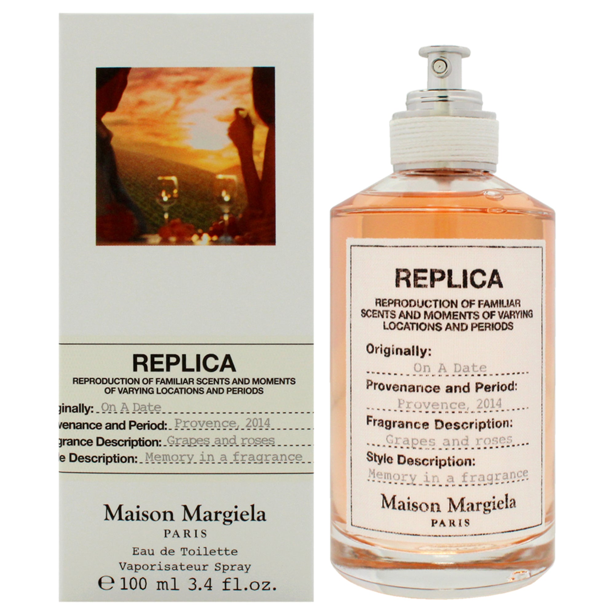 Replica On a Date by Maison Margiela for Unisex - 3.4 oz EDT Spray