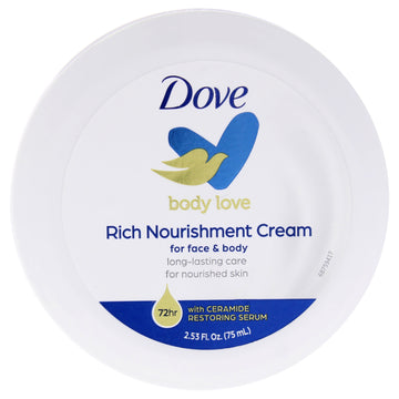 Rich Nourishment Cream by Dove for Unisex - 2.53 oz Cream