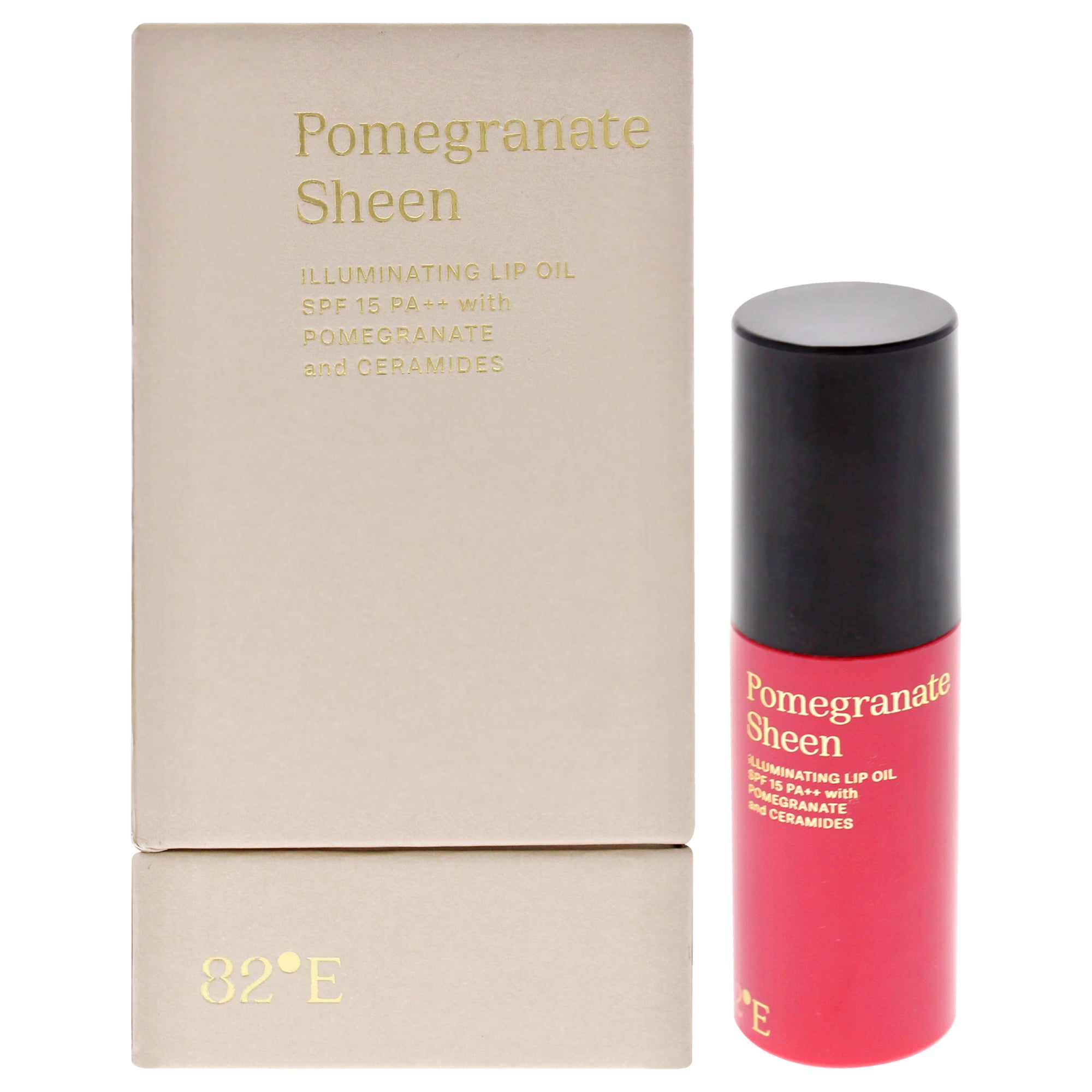 Pomegranate Sheen Illuminating Lip Oil SPF 15 PA Plus by 82East By Deepika Padukone for Women - 0.2 oz Lip Oil