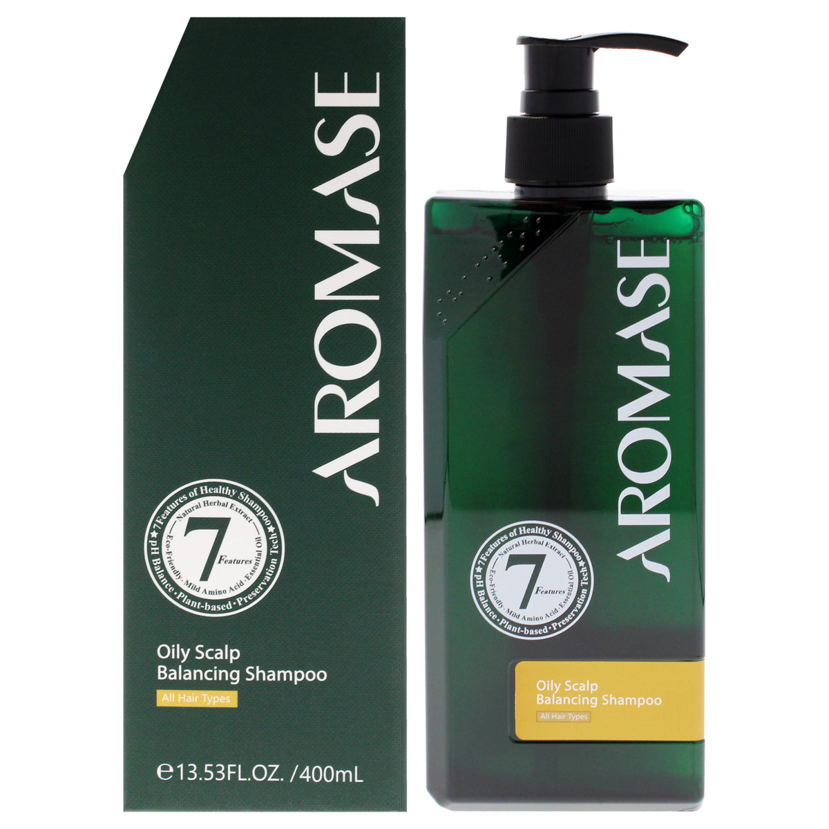 Oily Scalp Balancing Shampoo by Aromase for Unisex - 13.53 oz Shampoo