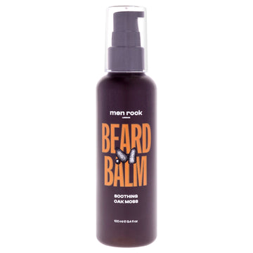 Soothing Beard Balm - Oak Moss by Men Rock for Men - 3.4 oz Balm