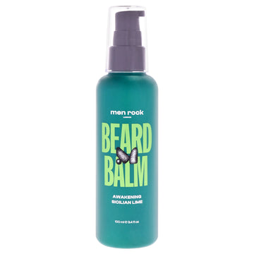 Awakening Beard Balm - Sicilian Lime by Men Rock for Men - 3.4 oz Balm