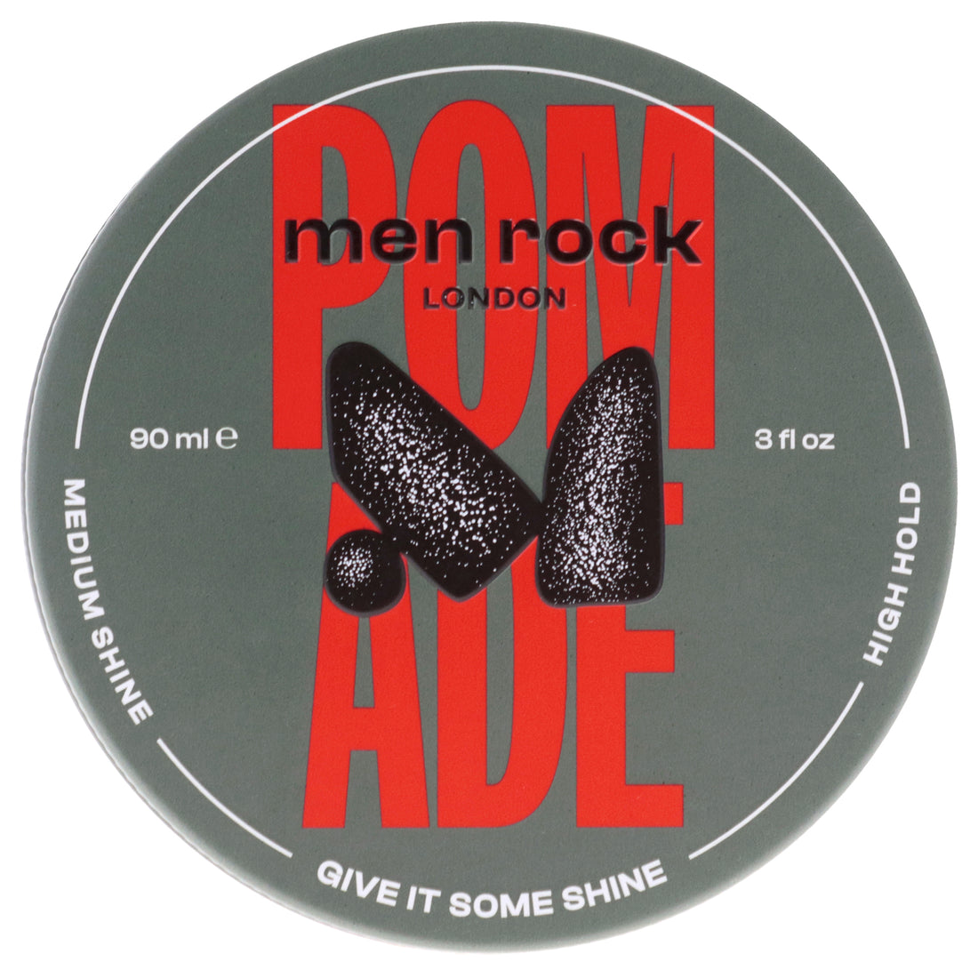 Pomade - High Hold-Medium Shine by Men Rock for Men - 3 oz Pomade