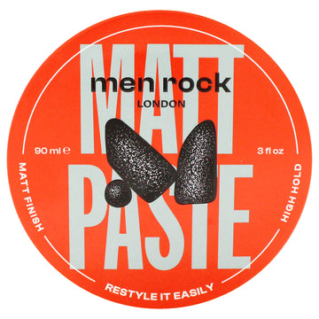 Matt Paste - High Hold-Matt Finish by Men Rock for Men - 3 oz Paste