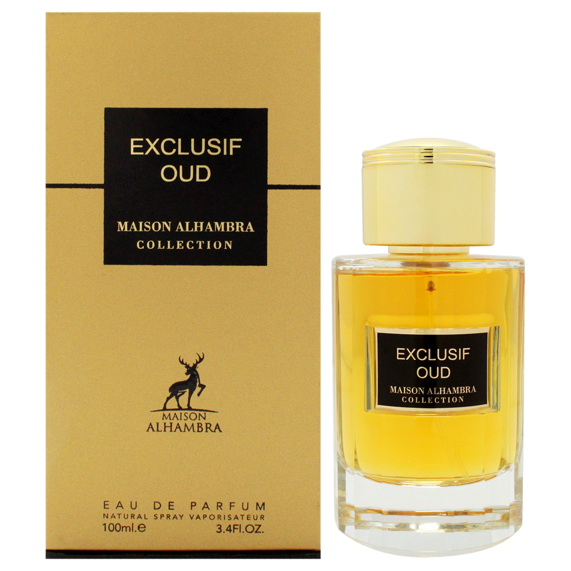 Exclusif - Oud by Maison Alhambra for Unisex - 3.4 oz EDP Spray