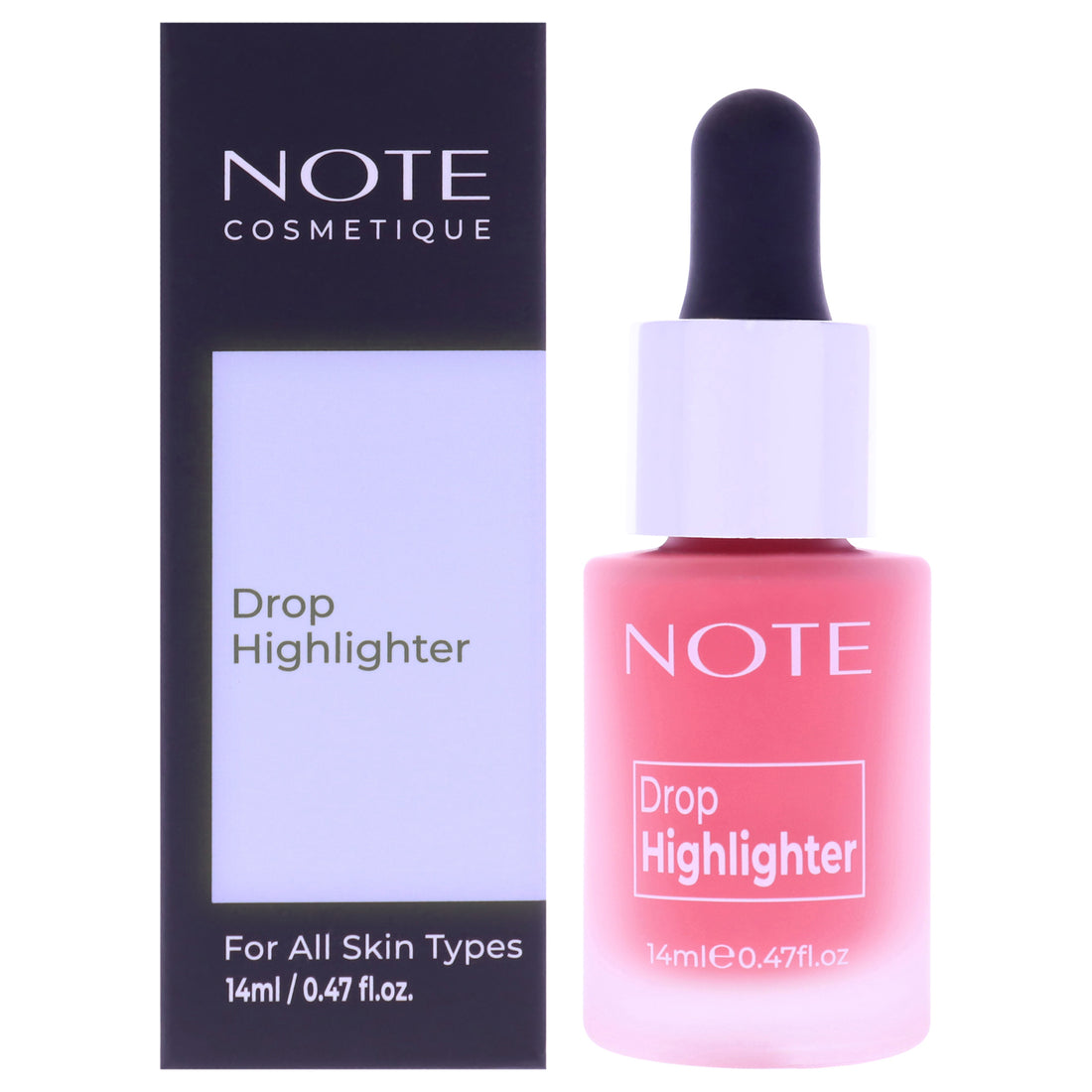 Drop Highlighter - 01 Pearl Rose by Note Cosmetique for Women - 0.47 oz Highlighter