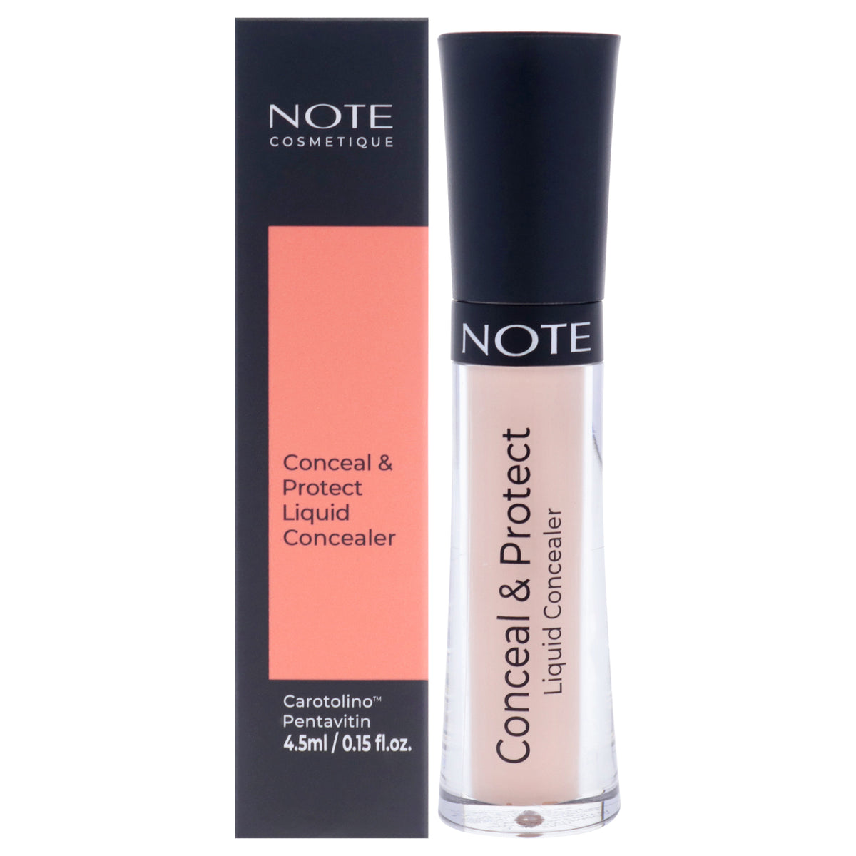 Conceal and Protect Liquid Concealer - 04 Porcelain by Note Cosmetique for Women - 0.15 oz Concealer
