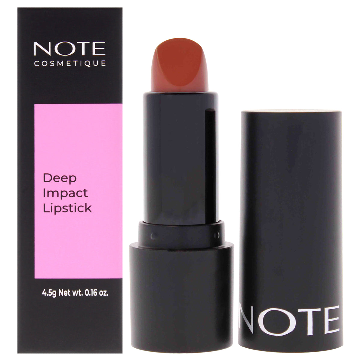 Deep Impact Lipstick - 07 Warm Chocolate by Note Cosmetique for Women - 0.16 oz Lipstick