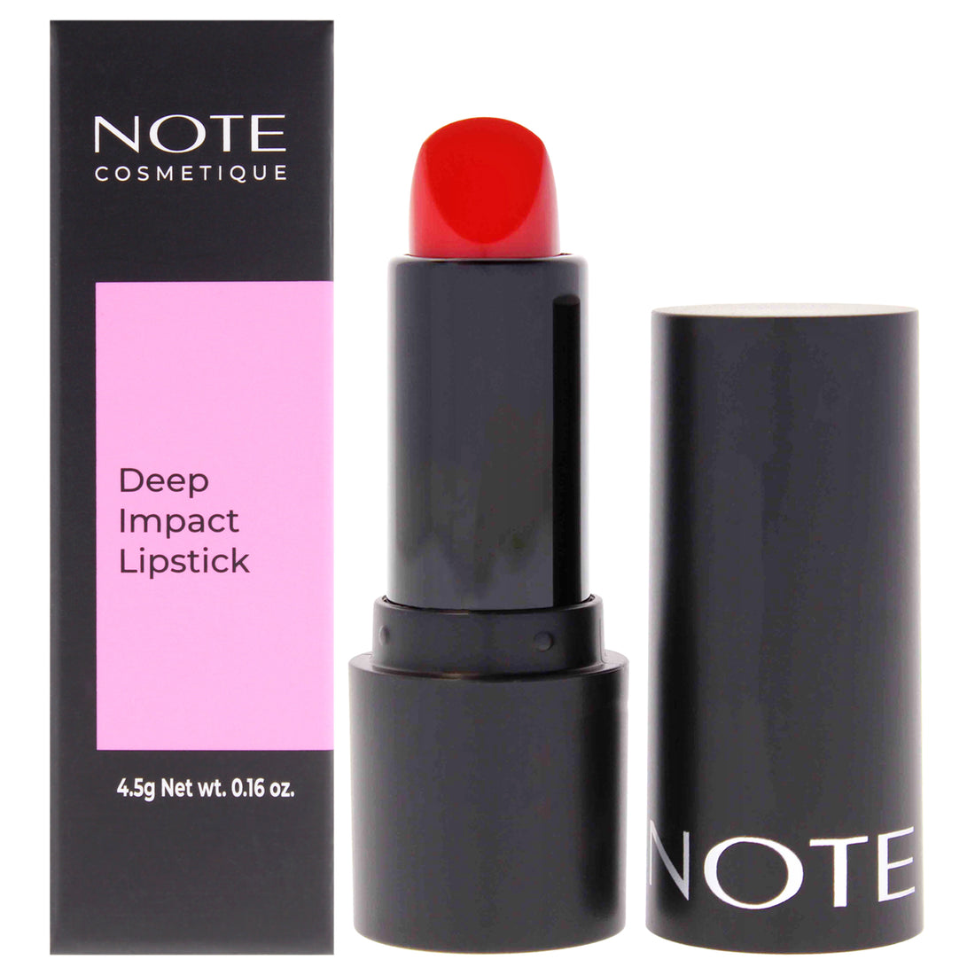 Deep Impact Lipstick - 13 Impressive Red by Note Cosmetique for Women - 0.16 oz Lipstick