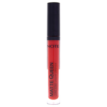 Matte Queen Liquid Lipstick - 15 Majestic Red by Note Cosmetique for Women - 0.14 oz Lipstick