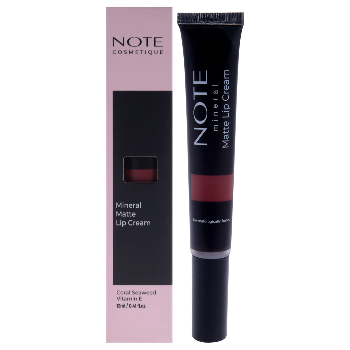 Mineral Matte Lip Cream - 06 Runway by Note Cosmetique for Women - 0.41 oz Lipstick