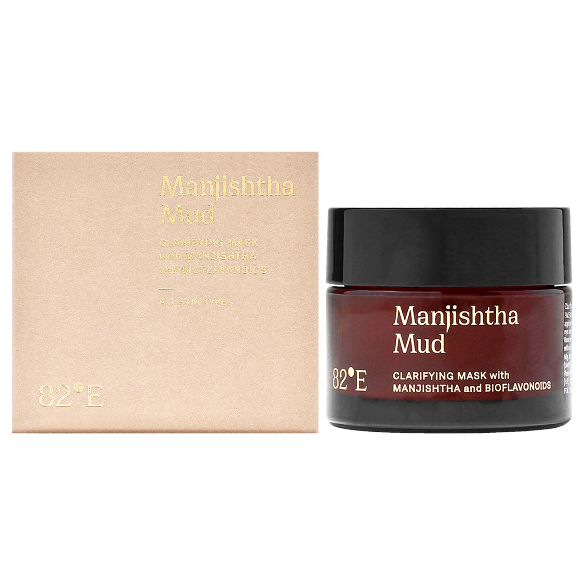 Manjishtha Mud Clarifying Mask Mini by 82East By Deepika Padukone  for Women - 0.5 oz Mask