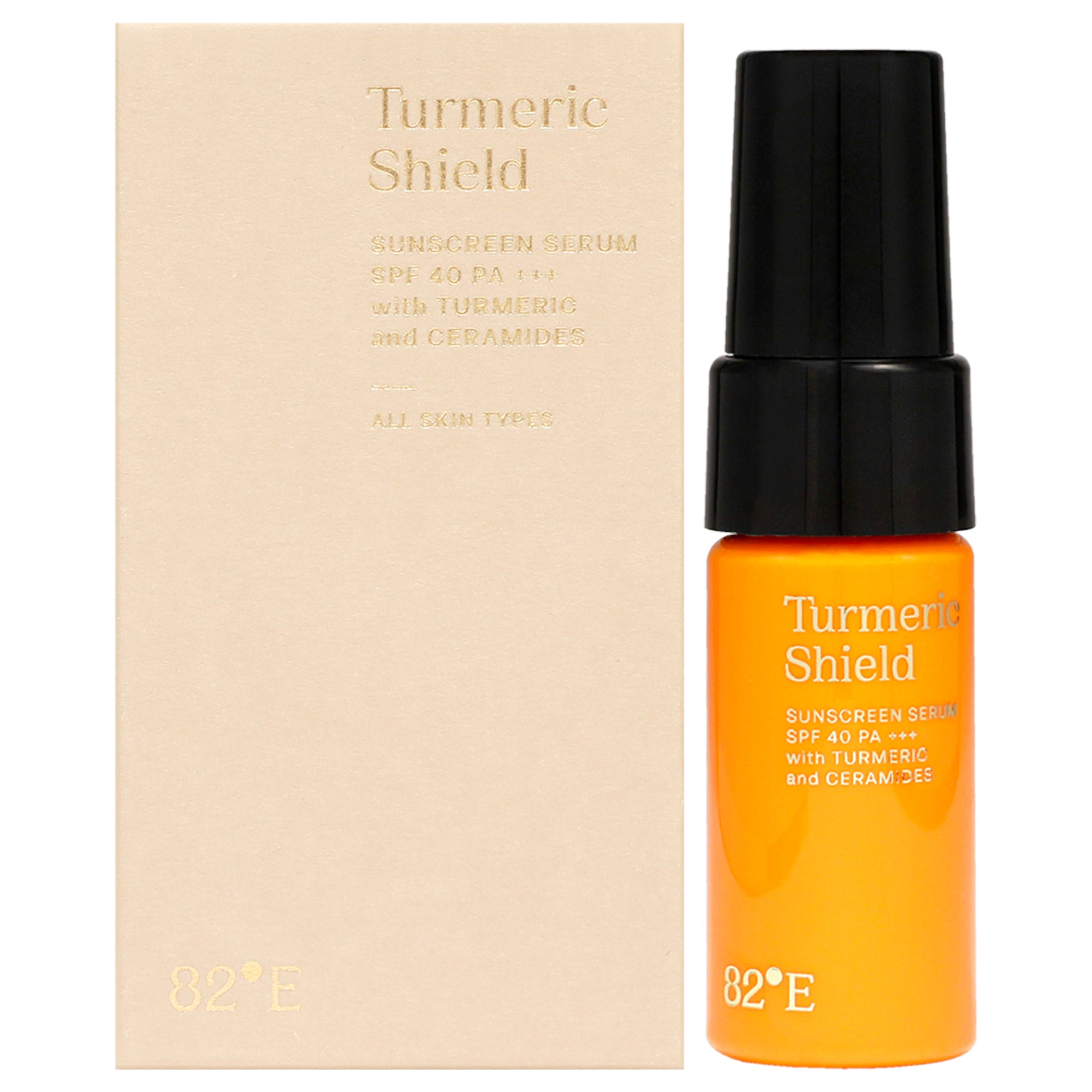 Turmeric Shield Sunscreen Serum SPF 40 PA Plus by 82East By Deepika Padukone  for Women - 0.5 oz Sunscreen
