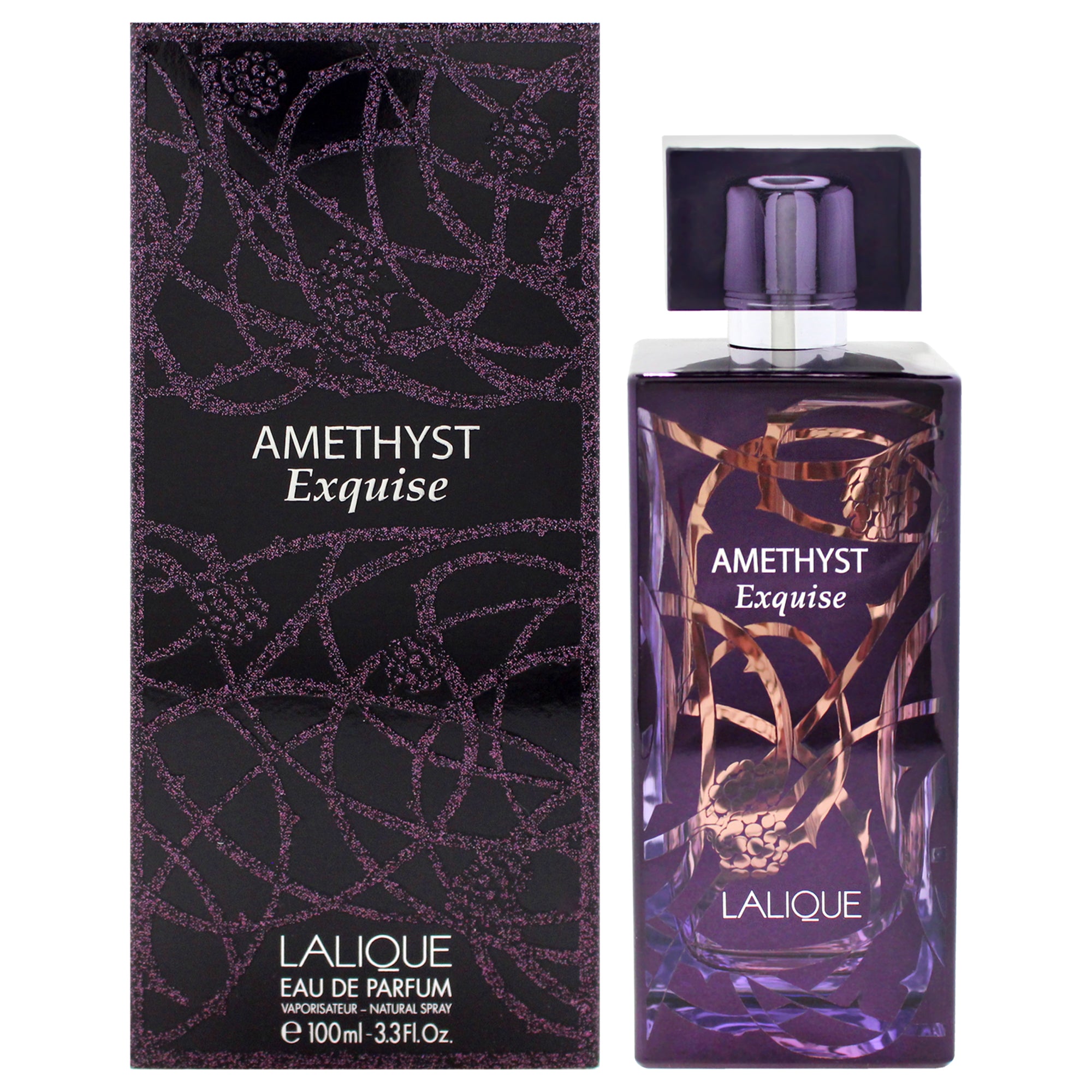 Amethyst Exquise by Lalique for Women - 3.3 oz EDP Spray