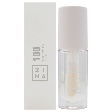 The Color Lip Oil - 100 Crystal Clear by 3INA for Women - 0.14 oz Lip Oil