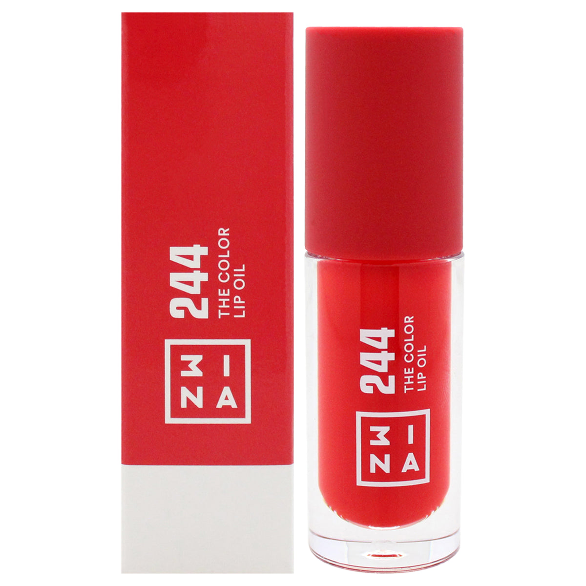 The Color Lip Oil - 244 Classic Red by 3INA for Women - 0.14 oz Lip Oil
