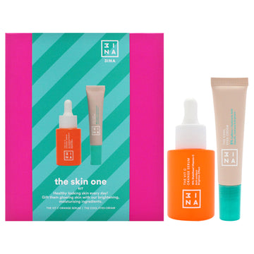 The Skin One Kit by 3INA for Women - 2 Pc 1.01oz The Vitamin C Eye Serum, 0.50oz The Cool Eyes Cream