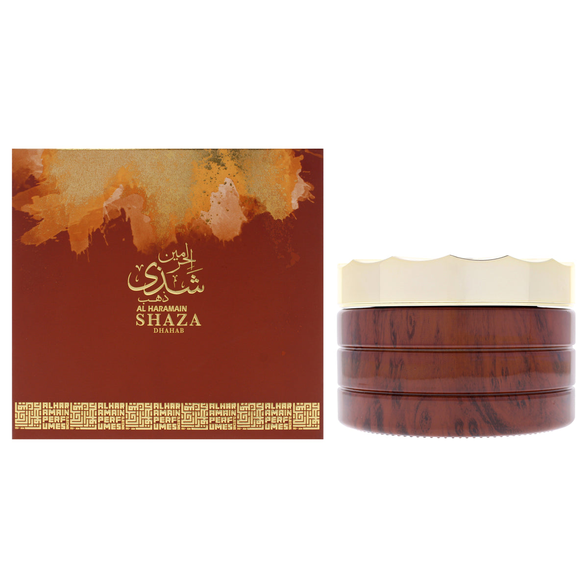 Shaza Oudh Maal Attar - Dhahab by Al Haramain for Unisex - 2.5 oz Bukhoor
