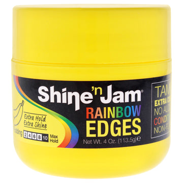 Shine-n-Jam Rainbow Edges - Banana Pudding by Ampro for Unisex - 4 oz Gel