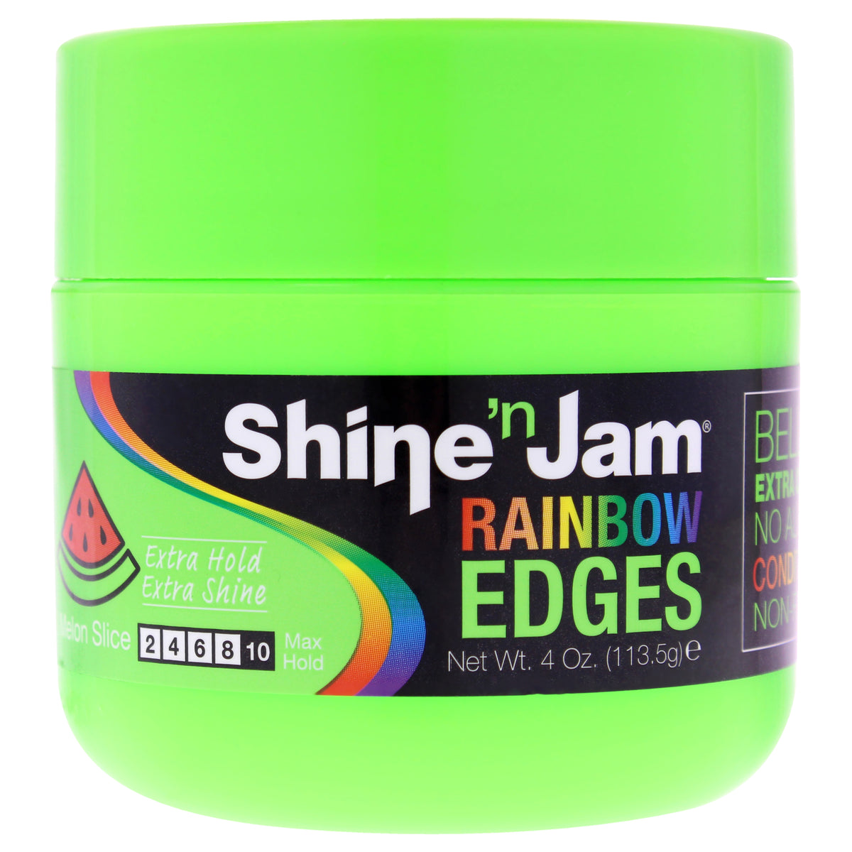 Shine-n-Jam Rainbow Edges - Melon Slice by Ampro for Unisex - 4 oz Gel