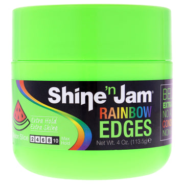 Shine-n-Jam Rainbow Edges - Melon Slice by Ampro for Unisex - 4 oz Gel