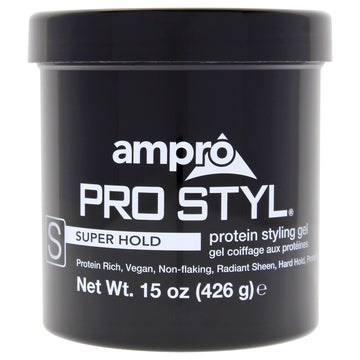 Pro Styl Protein Styling Gel - Super Hold by Ampro for Unisex - 15 oz Gel