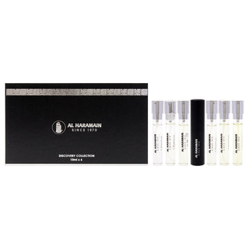 Discovery Collection - Laventure by Al Haramain for Unisex - 6 Pc Mini Gift Set 0.33oz LAventure EDP Spray (Mini), 0.33oz LAventure - Femme EDP Spray (Mini), 0.33oz LAventure - Knight EDP Spray (Mini) + more