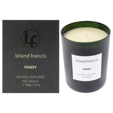 Scented Candle - Pansy by Leland Francis for Unisex - 12 oz Candle