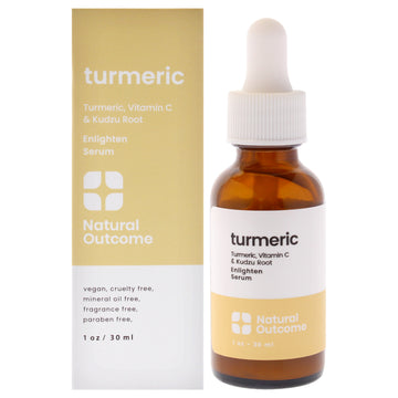 Turmeric Enlighten Serum by Natural Outcome for Women - 1 oz Serum