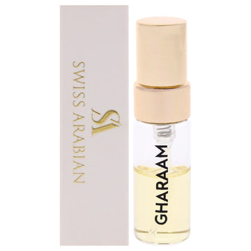 Gharaam by Swiss Arabian for Unisex - 0.1 oz EDP Spray