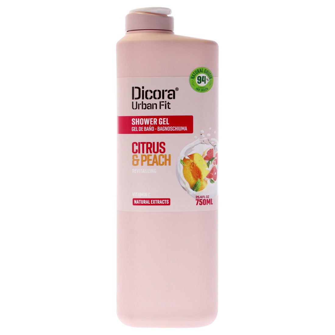 Shower Gel - Citrus and Peach by Dicora Urban Fit for Unisex - 25.4 oz Shower Gel