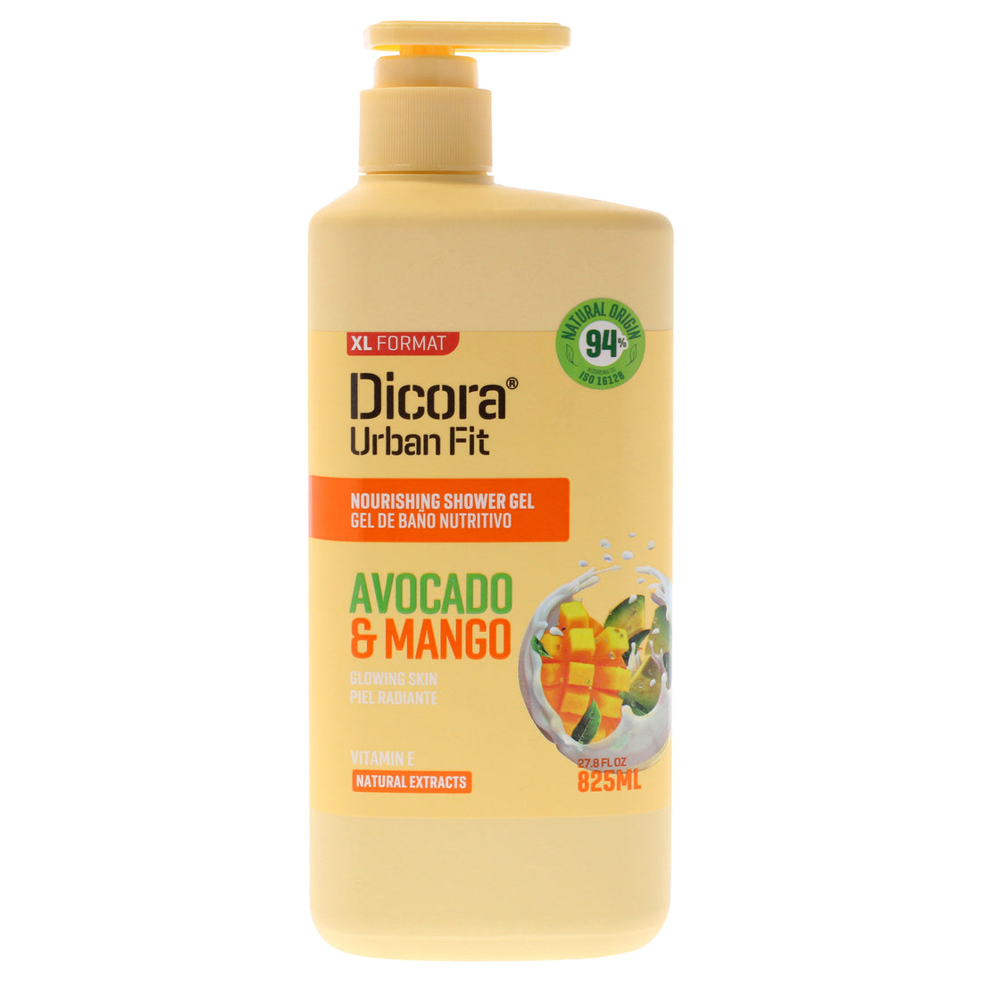 Nourishing Shower Gel - Avocado and Mango by Dicora Urban Fit for Unisex - 27.8 oz Shower Gel