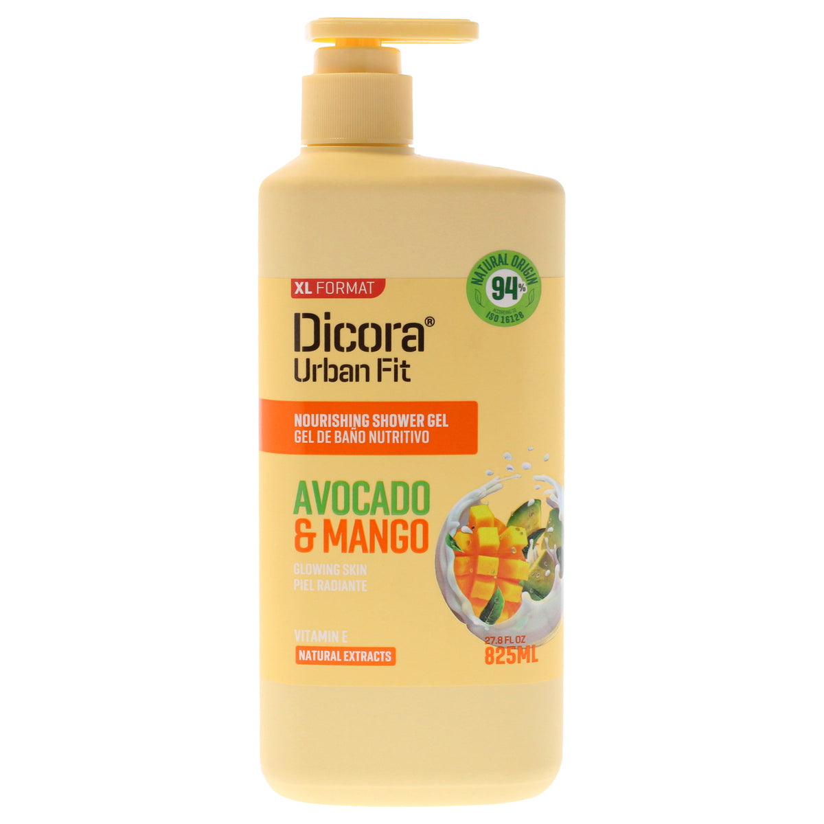 Nourishing Shower Gel - Avocado and Mango by Dicora Urban Fit for Unisex - 27.8 oz Shower Gel