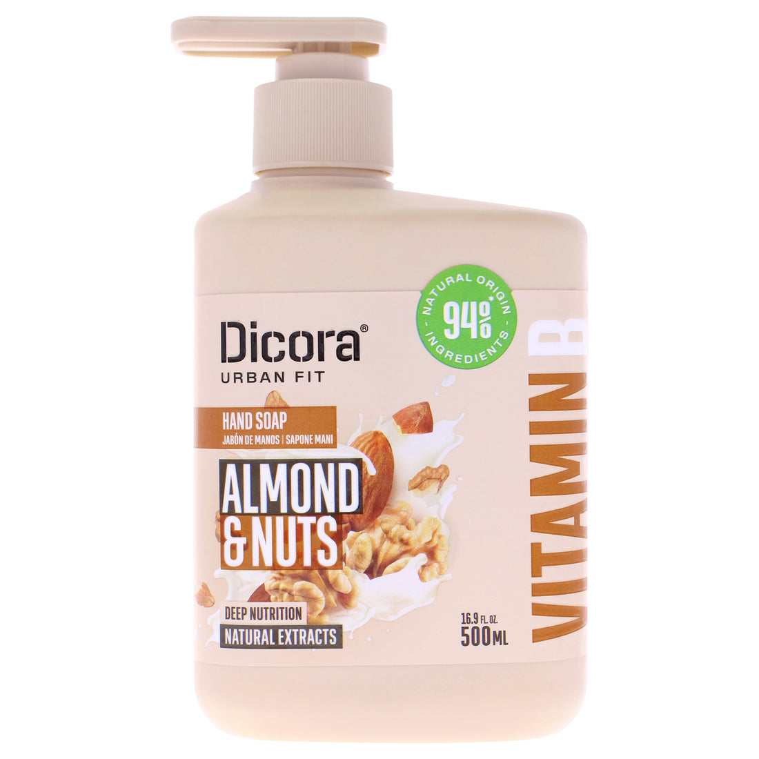 Nourishing Hand Soap - Almond and Nuts by Dicora Urban Fit for Unisex - 16.9 oz Soap