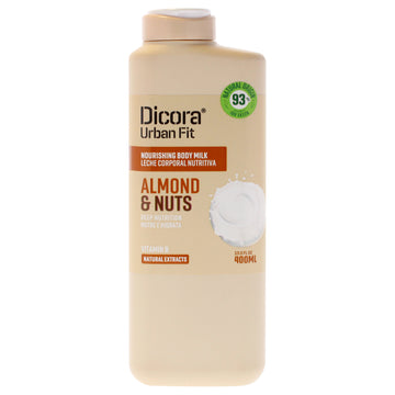 Nourishing Body Milk - Almond and Nuts by Dicora Urban Fit for Unisex - 13.5 oz Body Milk
