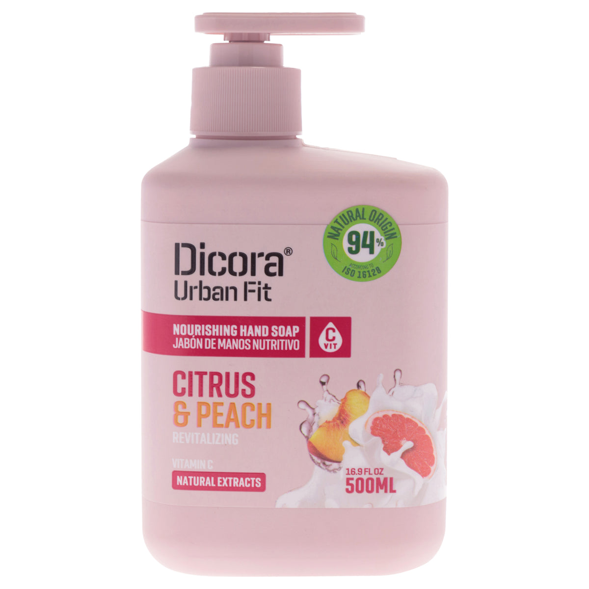 Nourishing Hand Soap - Citrus and Peach by Dicora Urban Fit for Unisex - 16.9 oz Soap