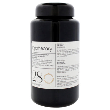 Magnesium and Amethyst Deep Relax Bath Soak by Ilapothecary for Unisex - 14.1 oz Bath Soak
