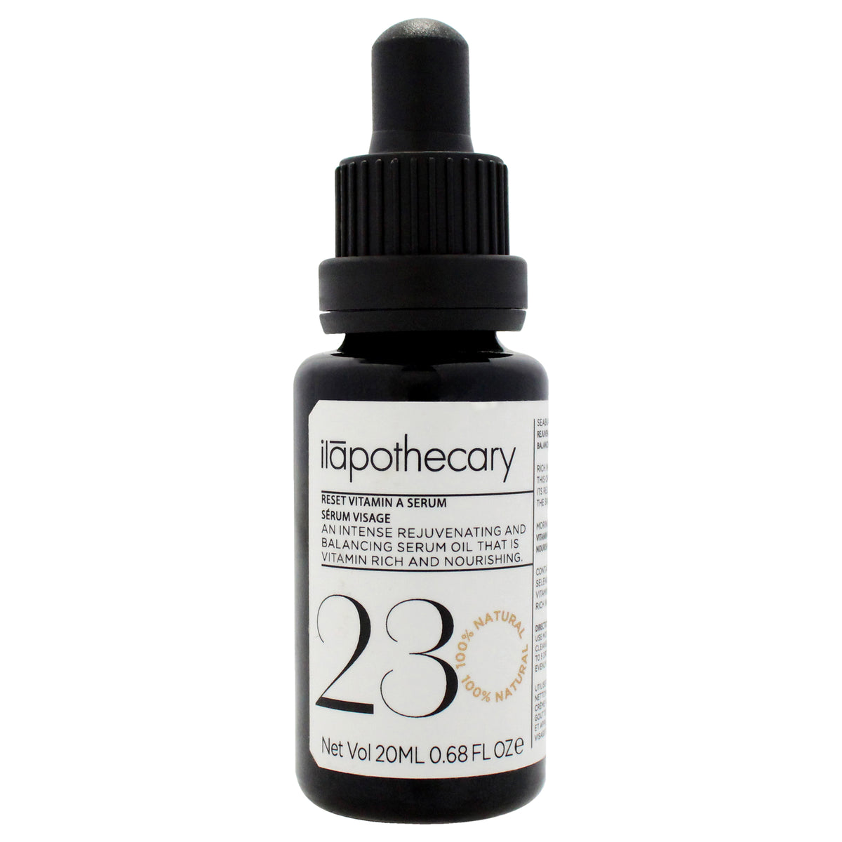 Reset Vitamin A Face Serum by Ilapothecary for Unisex - 0.68 oz Serum