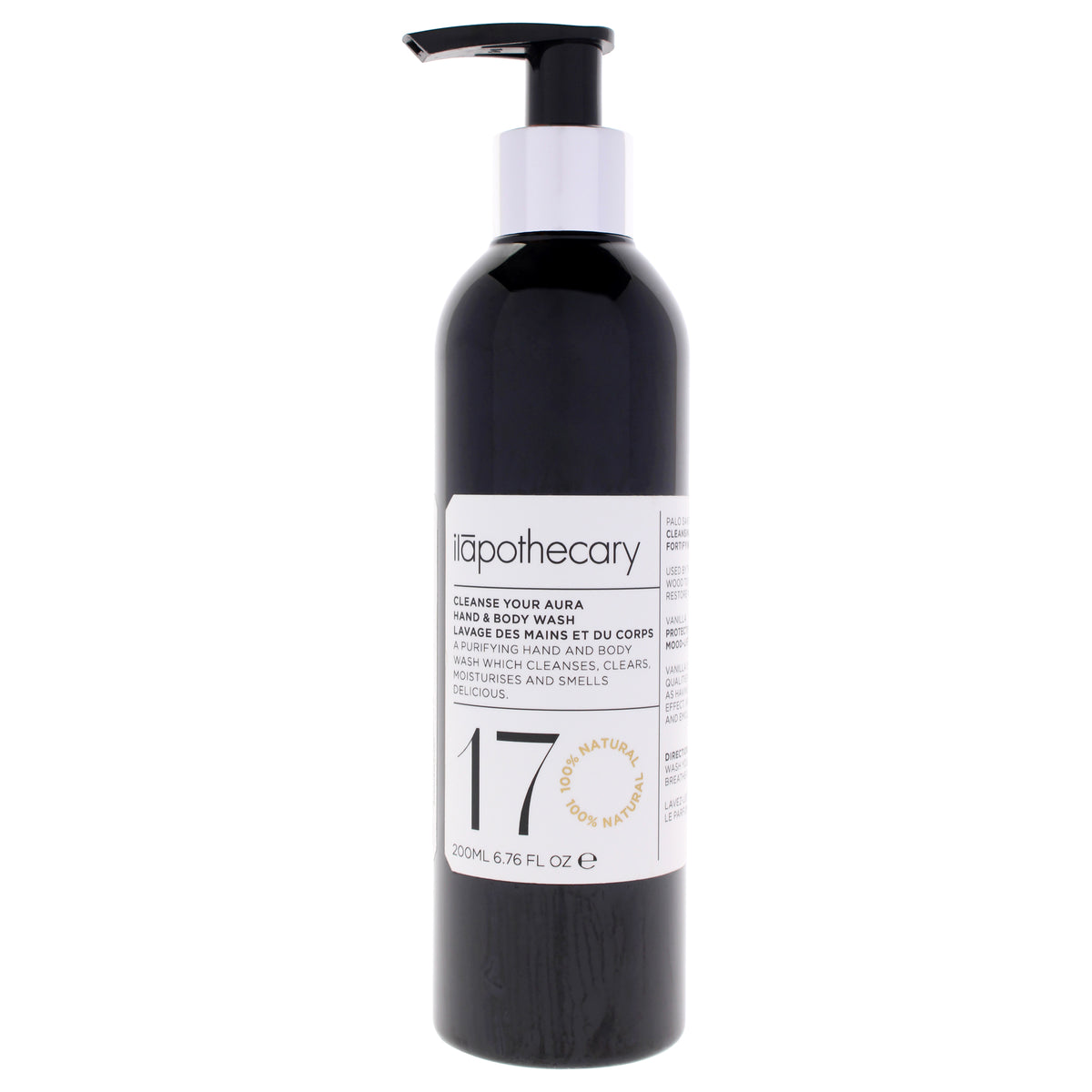 Cleanse Your Aura Hand and Body Wash by Ilapothecary for Unisex - 6.76 oz Body Wash
