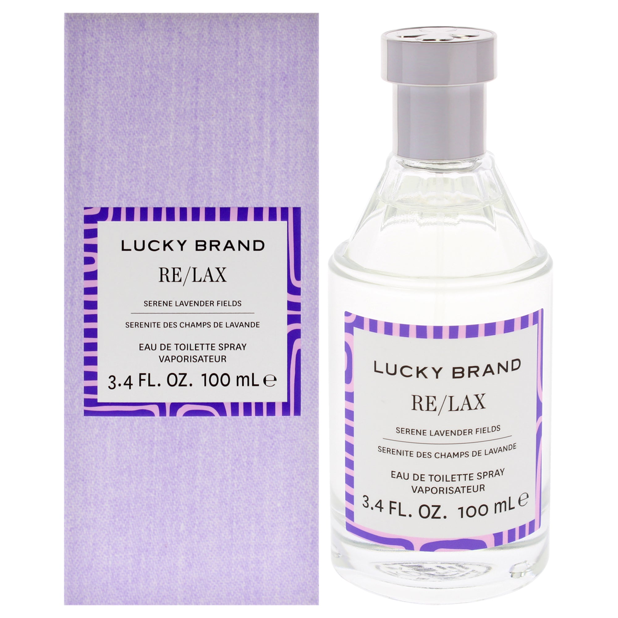 Re-Lax by Lucky Brand for Unisex - 3.4 oz EDT Spray