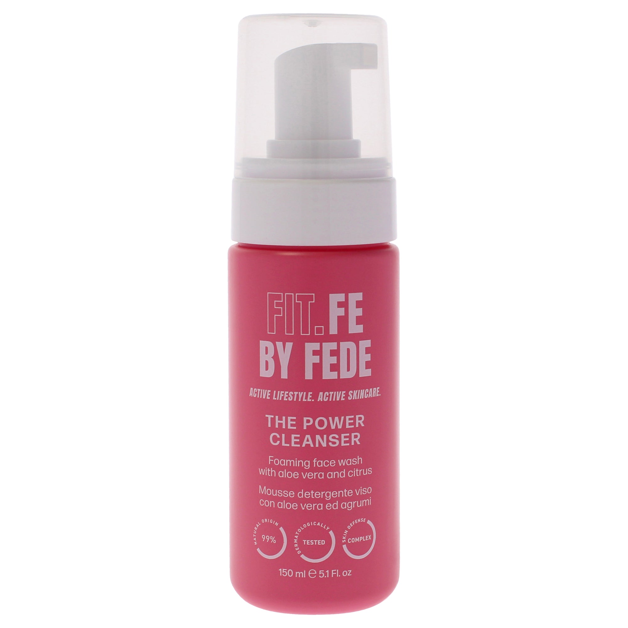 The Power Cleanser Foaming Face Wash by Fit.Fe By Fede for Women - 5.1 oz Cleanser
