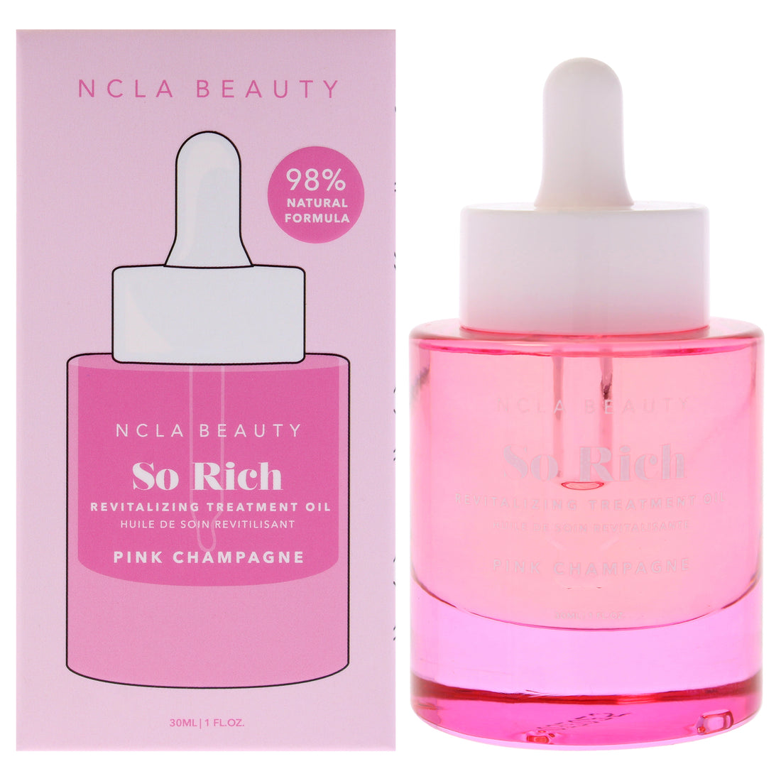 So Rich Revitalizing Treatment Oil - Pink Champagne by NCLA for Women - 1 oz Oil
